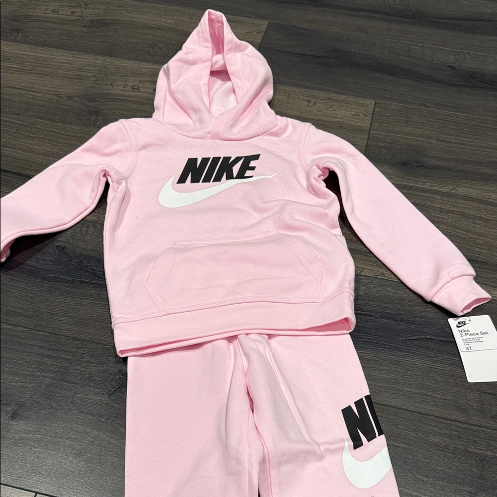 Nike Light Pink Tracksuit Set